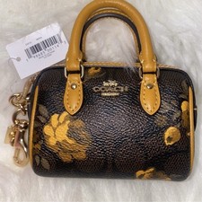 Coach Rowan charm New Floral Print
