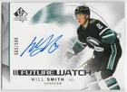 2024-25 SP Authentic Will Smith #164 Sharks Horizontal Future Watch Auto /599