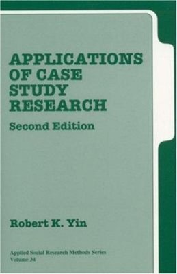 Applications of Case Study Research Paperback Robert Yin
