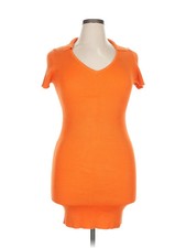 Fashion Nova Women Orange Casual Dress XL