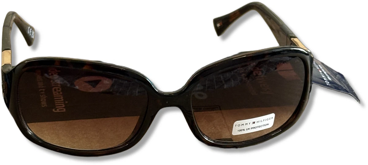 Tommy Hilfiger Sunglasses TH2105-86GB-54 New with tags Tommy Hilfiger Brown Plastic Frame Sunglasses for Women | eBay main image 2