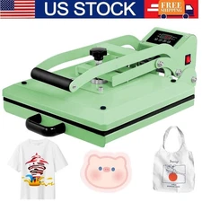 UOKRR Clamshell Heat Press Machine for T shirts,15" x 15" Sublimation Transfer 