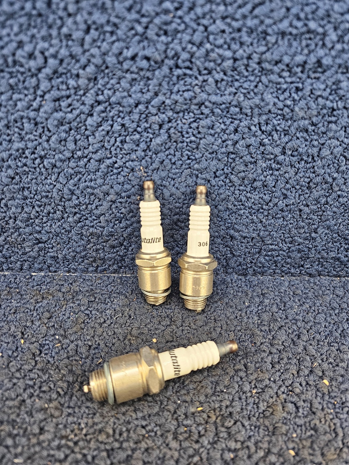 QTY 3 Autolite 306 Copper Spark Plug Fits 1950-1956 AMC Ambassador