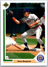 ⚾ 1991 Upper Deck #599 Dave Bergman Detroit Tigers