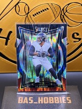 🔥 2024 Panini Select - J.C. Latham Concourse #11 Black & Red Shock RC - Titans