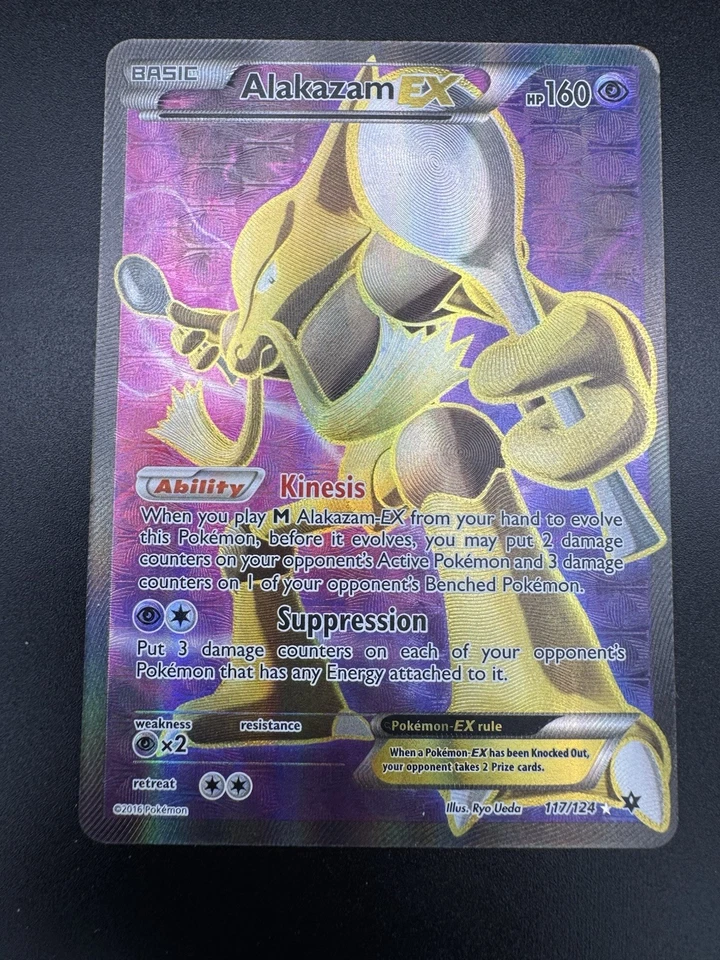Alakazam EX Full Art 117/124 Pokemon Fates Collide Ultra Rare Holo 2016 - Image 3 of 4