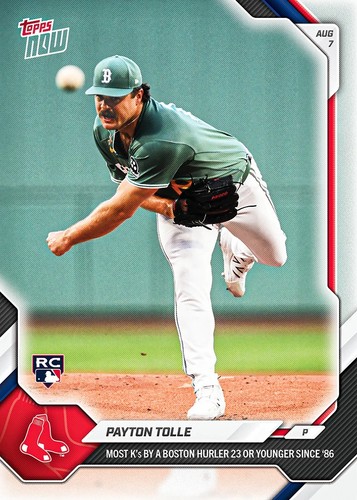 2026 Topps Now 530 Payton Tolle