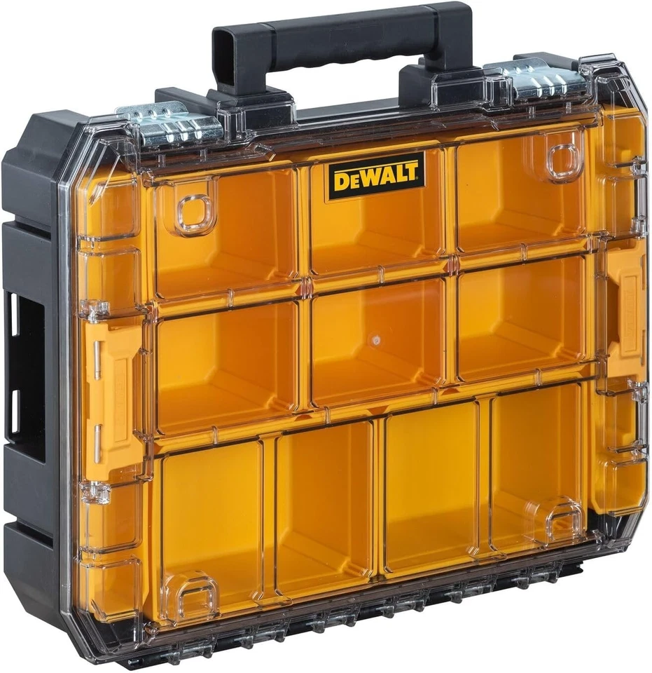 DEWALT TSTAK Tool Organizer, Small Parts Tool Box with Removable Compartments (D - Image 3 of 4