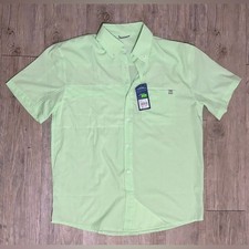 HUK Camiseta Redfish Para Hombre, Carolina Azul Jaspeado