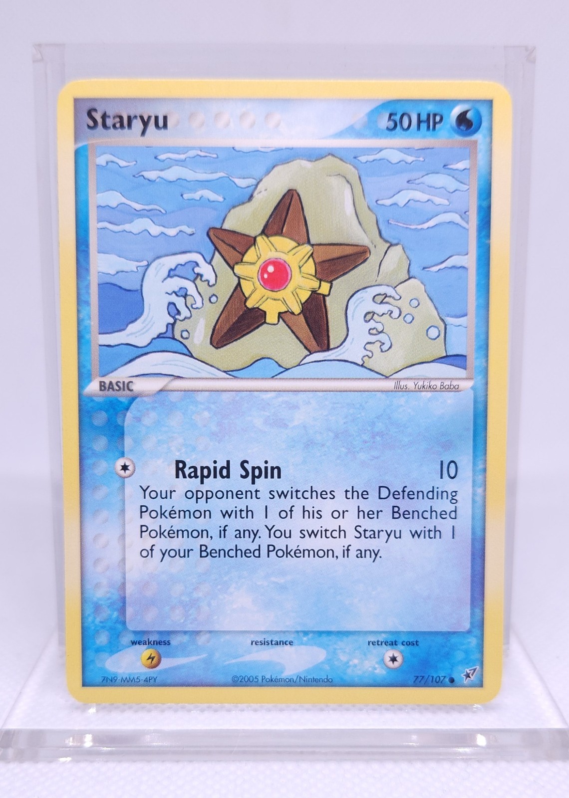 Pokémon Staryu EX Deoxys 77/107 Regular NM