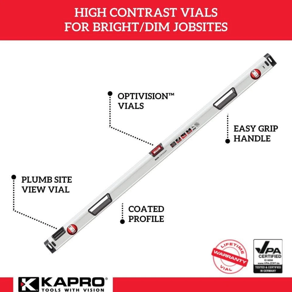 72 in. Condor Box Level with OPTIVISION Red - Image 2 of 4