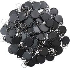 100PCS 13.56Mhz RFID Key Fob Proximity IC Card ISO14443A Token Tag for Electroni
