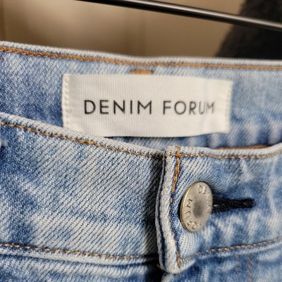26 | DENIM FORUM | The Twiggy High Rise Flare Cotton Blue
