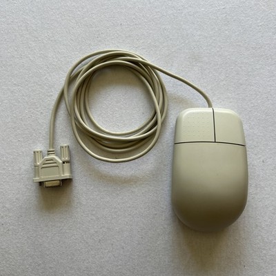Mitsumi Serial Mouse EW4ECM-S3101 9-Pin Vintage 2 Tasten Kugelmaus PC