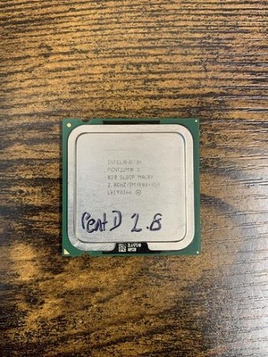INTEL Pentium D 820 Dual Core CPU 2,80 GHz (Intel) Top-Qualität Kostenloser UK Versand