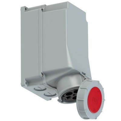 PCE 145-6 Twist Wall Socket EEC 125 5-Pin 400V 1pc