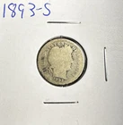 1893 S Barber Dime