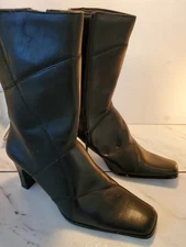 Dibba Classic Knee Boots ,black Size 9 1/2 Med