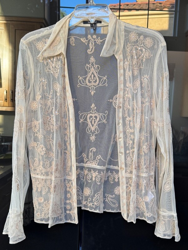 PRICE LOWERED: Nic & Zoe Sheer Lace Jacket