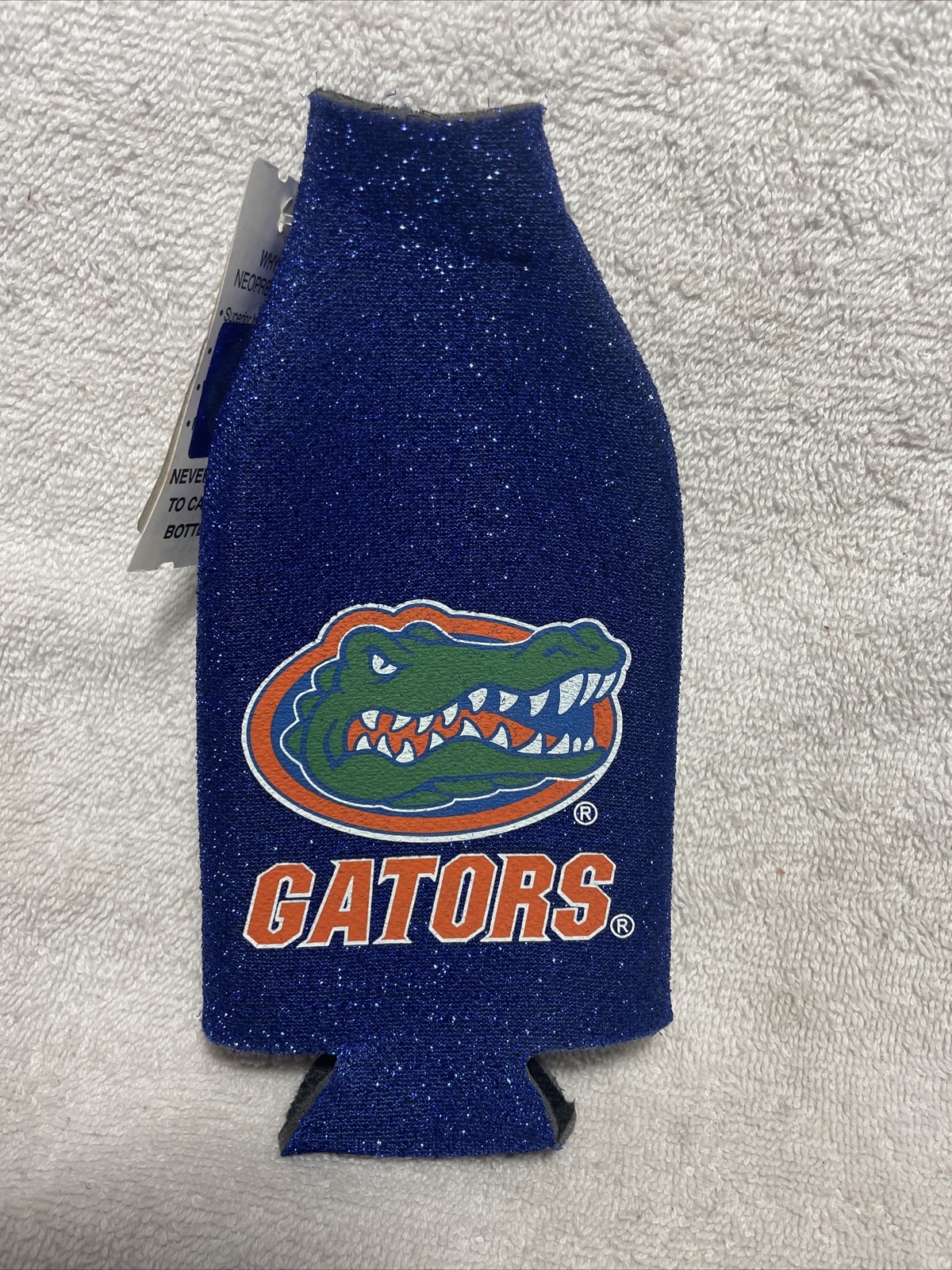 A University Of Florida Gators Bottle Koozie Blue Glitter H eBay