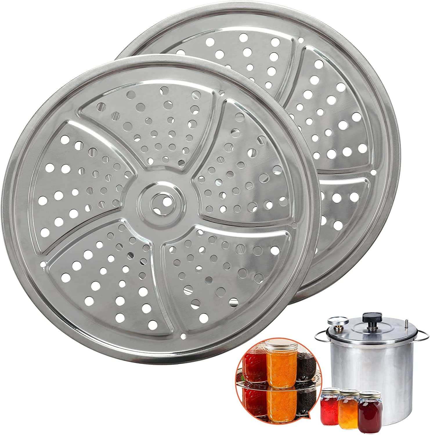 Pressure Canner Cooker Canning Rack Compatible With Presto 01781 23