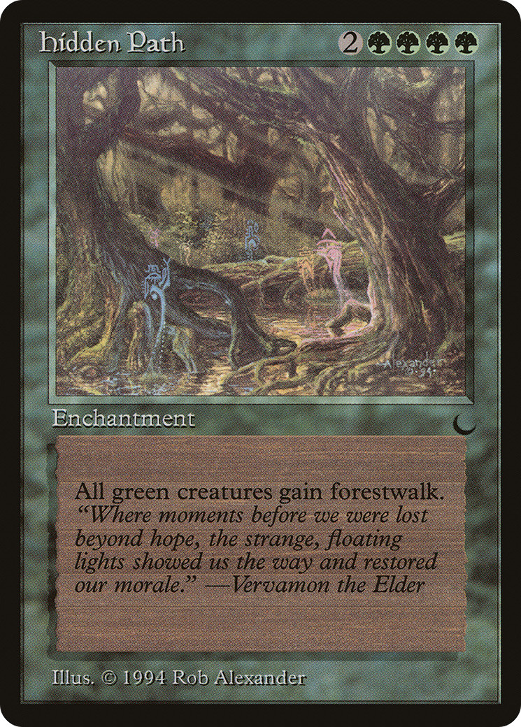Hidden Path X (1) MTG The Dark Excellent/Near Mint 4RCards