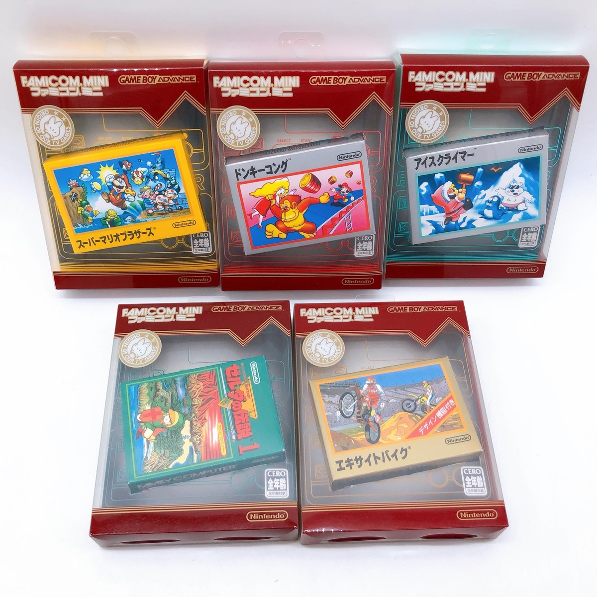 NINTENDO Famicom Mini Vol.1 20th Anniversary Collection BOX Rare