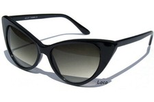 Cat Eye BLACK FRAME Sunglasses Vintage Style Retro Hipster Sunnies Gradient Lens