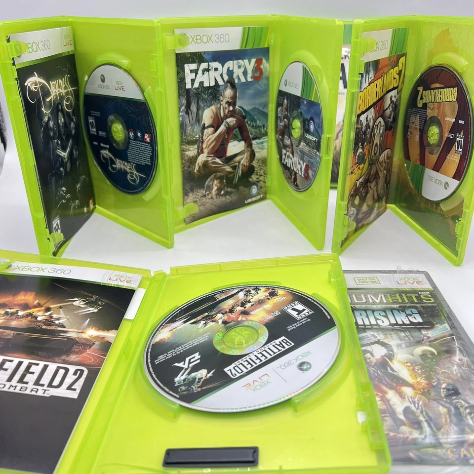 Paquete de juegos Xbox 360 lote de 8 Deadrising Darkness Walking Dead y más todos en caja original Foto 3 de 4