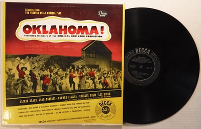 OKLAHOMA / ORIGINAL CAST / 12 INCH 33 RPM MONO VINYL LP / DECCA DLP ...