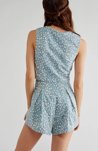 New Free People Bennett Set Size 12 MSRP: $128 top and Short - Picture 3 of 3
