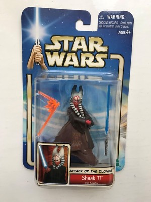 VERPACKTE STAR WARS ATTACK OF THE CLONES SHAAK TI HASBRO ACTIONFIGUR