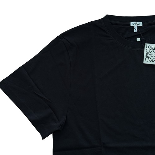 T-shirt uomo LOEWE anagramma logo ricamato - nera - L Large - prezzo consigliato £370 - nuova con etichette - Foto 3 di 14