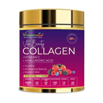 Vitaminnica Vita Beauty Kollagen Pulver Anti Aging, Haare, Haut, Gelenke