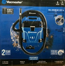 Vacmaster - VWMB5080101 - Wall Mounted Wet Dry Vacuum