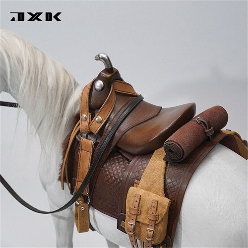 Modellino animale cavallo JXK 1/6 con sella GK scena model toy nuovo senza personaggi - Foto 10 di 10
