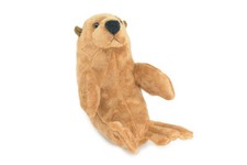 Seal Plush Toy, Stuffed Animal, Brown Seal, Super Soft, Gift, 10" RE06 BB320