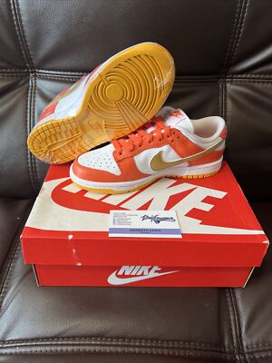 [DQ4690-800] Womens Nike Dunk Low 'University Gold'
