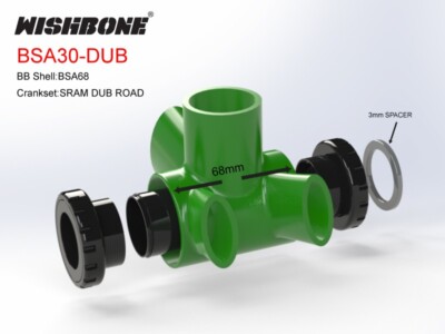 WISHBONE BSA30-DUBボトムブラケット WISHBONE BSA30-DUB ROADBIKE BOTTOM BRACKET SRAM DUB ROAD | eBay
