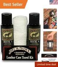 All-in-One Leather Travel Care: Stain Remover and Shining Conditioner