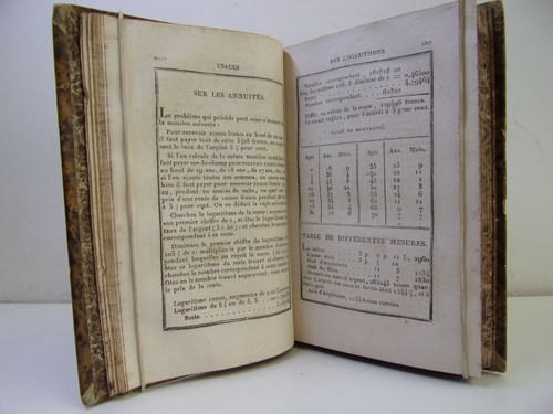 Jérôme de Lalande. Table des Logarithmes, Nombres & Sinus + les Triangles. - Picture 4 of 7