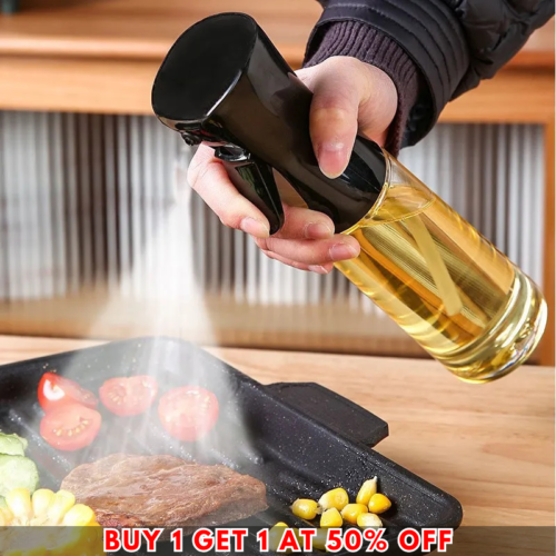 200-500ml Ölspray zum Kochen Olivenöl Sprühflasche für Küchenöl Mister - Bild 1 von 9