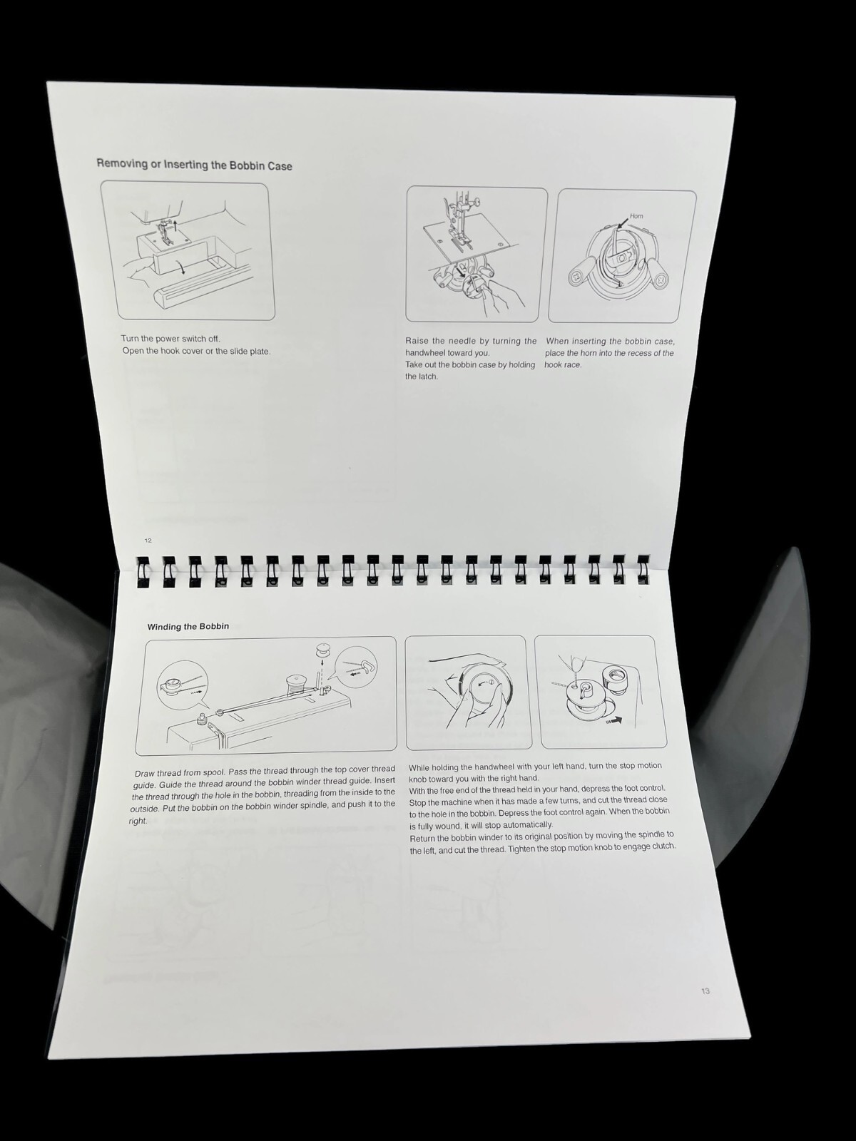 Necchi HD22 Sewing Machine Manual Instructions User Guide Reprint Copy