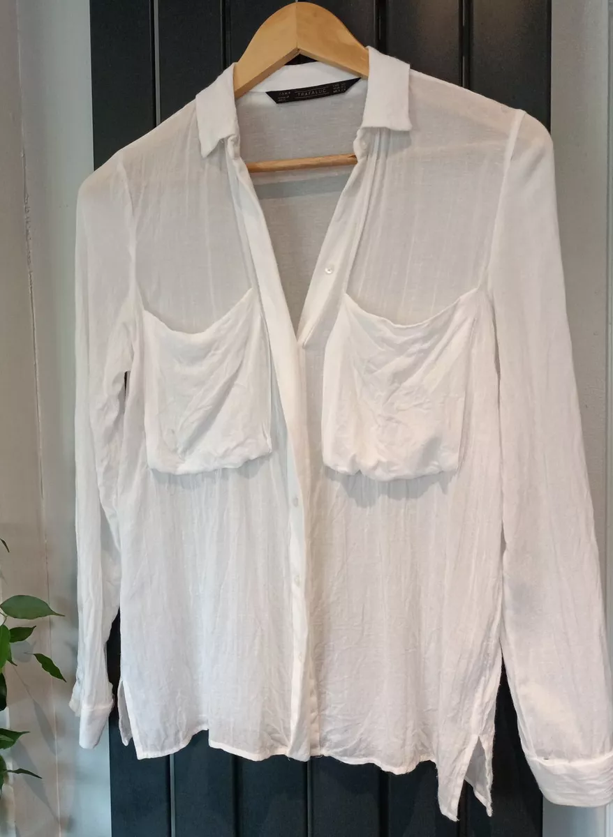 Zara transparent on sale top