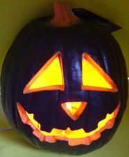 Halloween Foam Pumpkin Black New with Tags