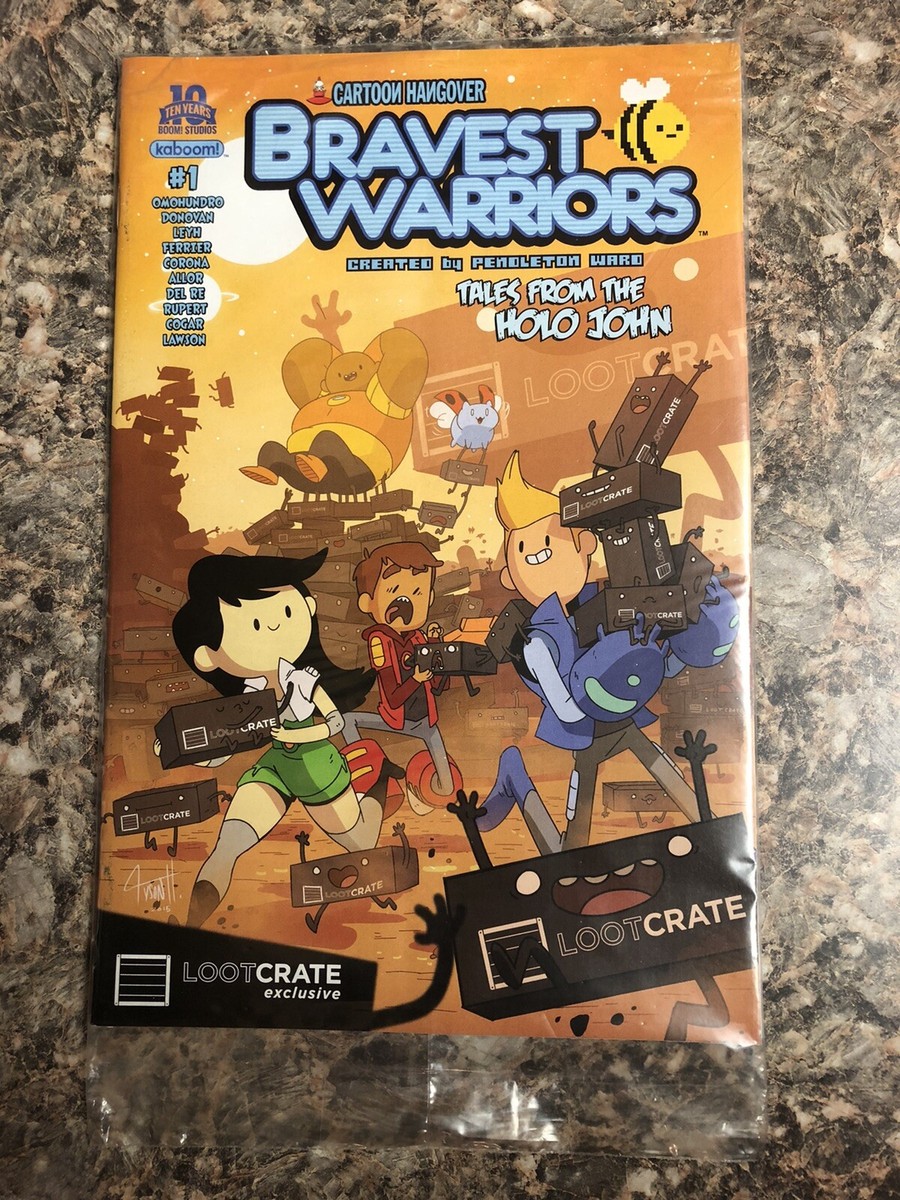 Cartoon Hangover Bravest Warriors #1 Comic Boom Loot Crate Exclusive