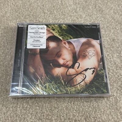 Sam Smith Signed Love Goes CD New Sealed Unopened Dancing With A Stranger DMG