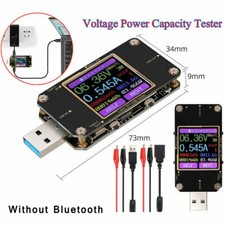 USB Type-C LCD Power Meter Tester Digital Multimeter Voltmeter Ammeter Detector
