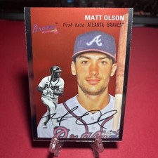 2023 Chrome Platinum Anniversary Base #199 Matt Olson Atlanta Braves C531