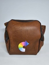 Vintage Kodak Camera Shoulder Bag Adjustable Faux Leather Clean Retro